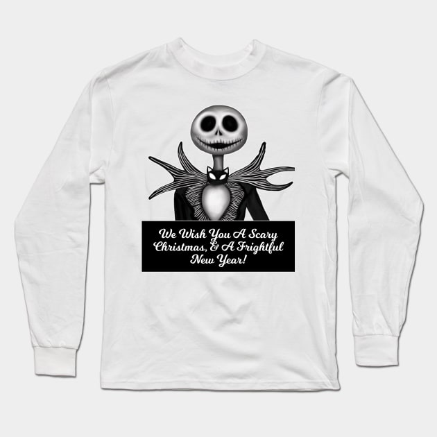 Skellington Christmas Long Sleeve T-Shirt by Specialstace83